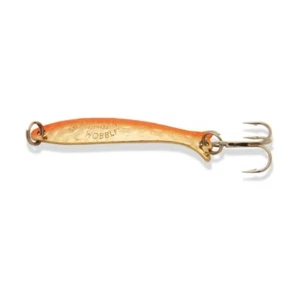 Mooselook Wobbler Junior Fishing Lure - Gold & Orange Nu-wrinkle - 16019 - 2 1/2 - Picture 1 of 5