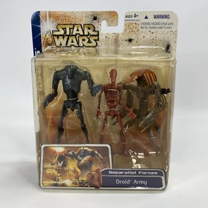 Star Wars Clone Wars Droid Army Separatist Forces Action Figuren 3 Stück 2003 NEU - Bild 1 von 13