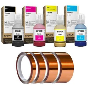 Epson Tinten Set für F170 & F570 - 4er Pack mit 4 Rollen ProSublimationsband - Bild 1 von 10