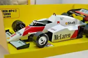 MCLAREN MP4/2 TURBO SCALA 1/24 BBURAGO DIE CAST MODEL MADE IN ITALY - Foto 1 di 9
