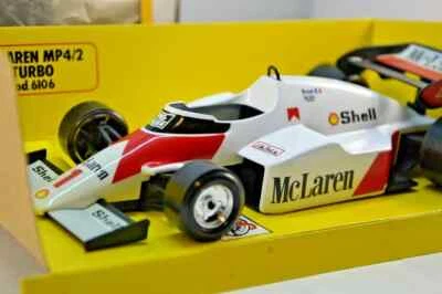 MCLAREN MP4/2 TURBO SCALA 1/24 BBURAGO DIE CAST MODEL MADE IN ITALY - Immagine 1 di 4