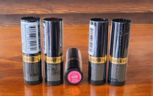(LOT OF 5) REVLON SUPER LUSTROUS LIPSTICK PEARL 028 CHERRY BLOSSOM + (5) BONUS - Picture 1 of 4