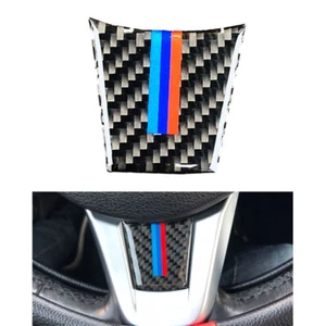 Carbon Fiber Steering Wheel M Decoration Cover Sticker For 09~2015 BMW E89 Z4 - Picture 1 of 5