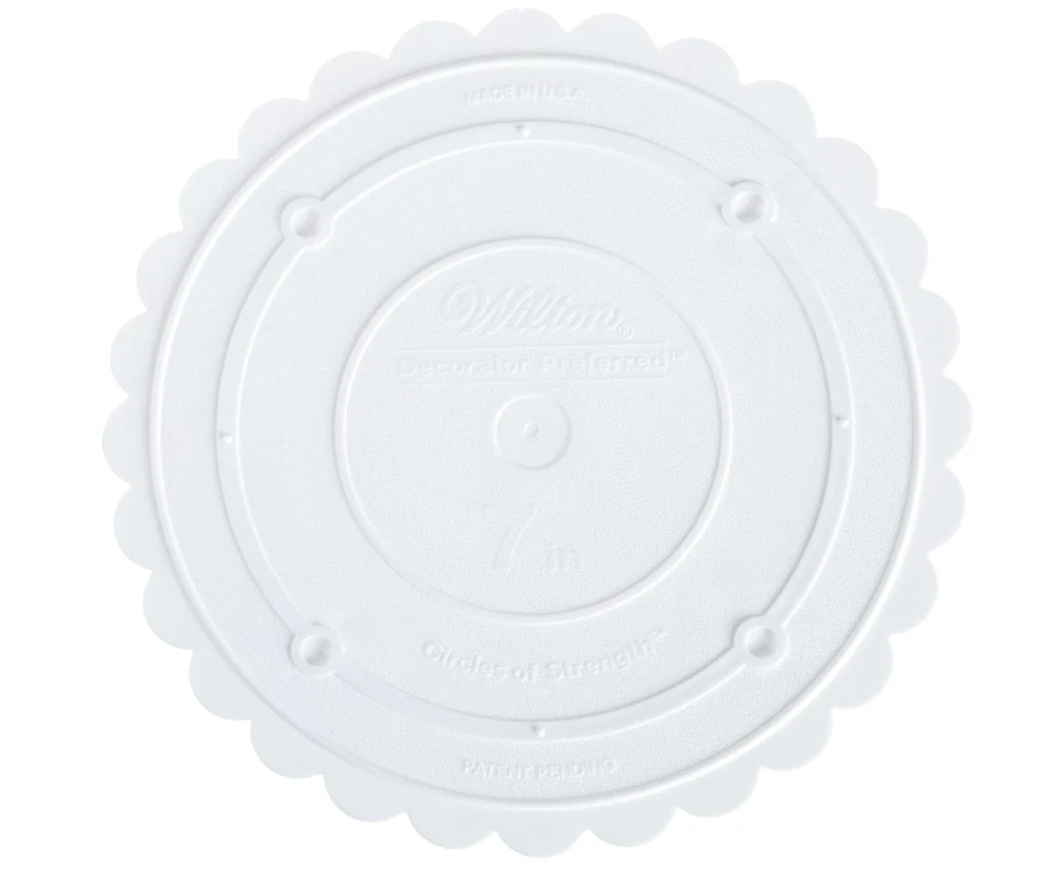 Juego de 2 - Plato separador redondo preferido Wilton Decorator para pasteles, 7 pulgadas Foto 1 de 1