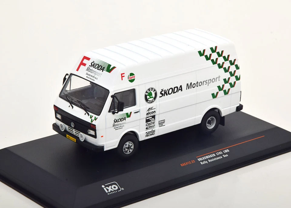 VW VOLKSWAGEN LT 45 LWB SKODA MOTORSPORT RALLY ASSISTENZA IXO RAC412.22 1/43