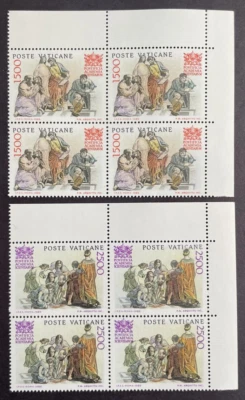 1986 Vatican City Set of 2 Blocks Sc# 777-8 50th Anniv Pope Academy Sciences MNH - Image 1 of 2