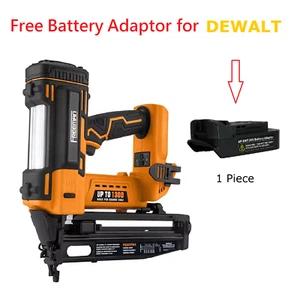 Freeman PE20VFN64 Cordless 16Ga 2-1/2" T Nailer Tool Only + Free DEWALT Adapter - Picture 1 of 10