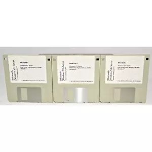 Microsoft Windows NT Server Version 4.0 3,5" Setup Disk Set 1996 - Bild 1 von 3