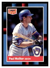 1988 Donruss Bonus MVP's #BC-3 PAUL MOLITOR Milwaukee Brewers