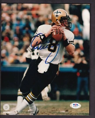 Archie Manning Autographed 8x10 Color Photo N.O. Saints PSA/DNA Authentic - Image 1 of 3