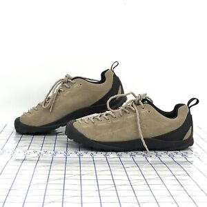 Keen Shoes Womens 8.5 Jasper Casual Trainers Low Sneakers Tan Leather Lace Up