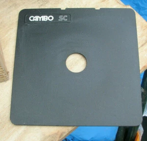 Cambo SC Monorail flat lens board for small compur 00 shutter 27mm hole 5x4 10x8 - Picture 1 of 2