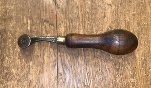 VINTAGE COBBLERS FUDGE WHEEL GEORGE BARNSLEY? LEATHERWORKER SHOEMAKER OLD TOOLS - Picture 1 of 6
