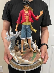 Figura Grande Mono D Luffy De Una Pieza Modelo Super Estatua Base Colección Regalo - Imagen 1 de 12