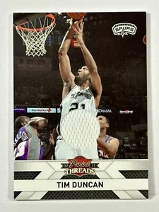 2010-11 Panini Threads #75 TIM DUNCAN Jersey Materials /399 San Antonio Spurs - Picture 1 of 3