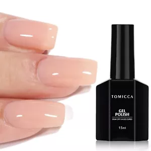 Nude Gel Nail Polish, 15Ml Jelly Gel Polish, Translucent Nude Nail Polish Quick - Picture 1 of 5