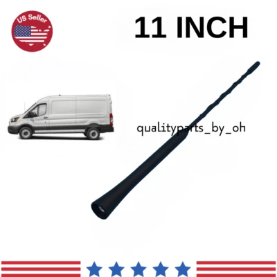 Antena de radio AM/FM negra de 11" para Ford Transit-150 2015-2023 Foto 1 de 3