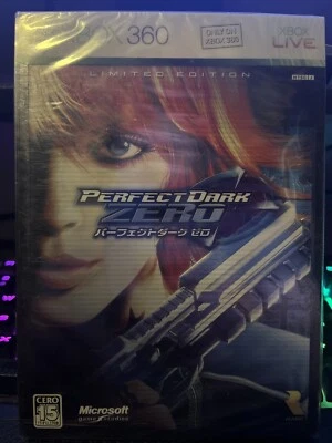 Perfect Dark Zero Special Edition Japanese Xbox 360 Xbox One Pristine riped seal - Image 1 of 4