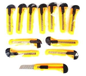 12 CAL-HAWK SNAP OFF UTILITY KNIFE KNIVES BLADES BOX CUTTER 18MM BREAKAWAY CKSOL - Picture 1 of 1