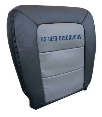 Ford Explorer Sport Trac 2003 - Cubierta de asiento de cuero inferior del lado del conductor gris 2 tonos Foto 1 de 4