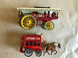 1965 MATCHBOX Yesteryear Y-9 Fowler Big Lion Showmans Motor + Y-12 London Pferd - Bild 1 von 5