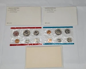 1971 US Mint UC Coin Set 11 Coins Lot of 3 Sets - Picture 1 of 3