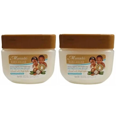 2x Mamado Baby Guard PETROLEUM JELLY Infused with Shea Butter 13.02 Oz/374g - Image 1 of 2