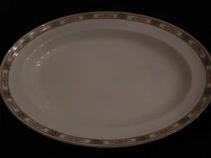14" x 11 1/4" Oval Alfred Meakin Clifton Rose Pattern China Platter - Picture 1 of 6