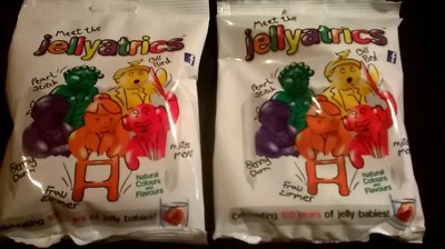 JELLYATRICS 2 x Jellyatric Jelly Babies Birthday Gift Present 50th 60th 70th 80 Retirement