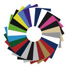 GIO-FLEX PVC Heat Transfer Vinyl 33 Sheets HTV Assorted Colors Bundle