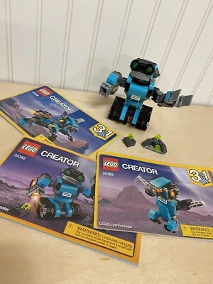LEGO CREATOR (31062) 3 in 1: Robo Explorer W/ Instructions - 100% Complete - Image 1 of 4