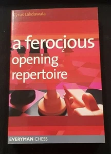 Un repertorio de apertura feroz de Cyrus Lakdawala libro de bolsillo ajedrez para hombres comunes - Imagen 1 de 2