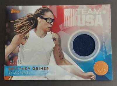 2016 Topps Olympic Brittney Griner #USOTR-BG Team Relic Card Bronze #d 20/75 - Image 1 of 2
