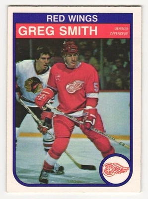 1982-83 O-Pee-Chee #96 Greg Smith Red Wings - Image 1 of 2