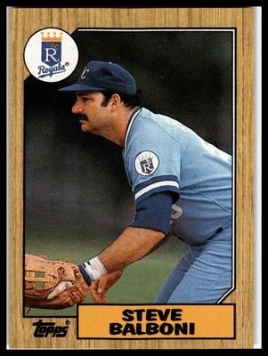 1987 Topps #240 Steve Balboni - Image 1 of 2