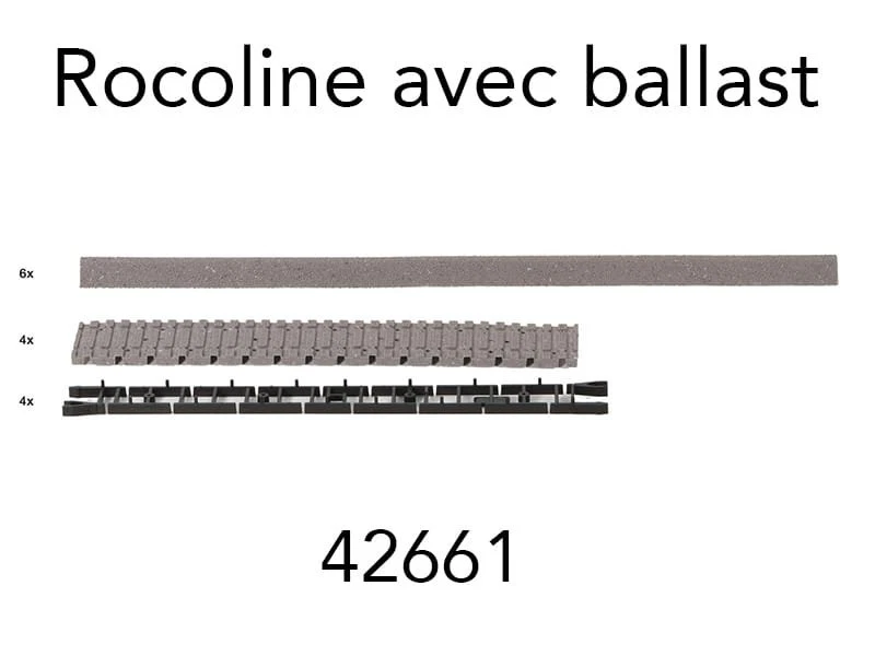 ROCO Ballast de voie pour Rocoline ballast souple - HO 1/87 - ROCO 42661 - Photo 1/1