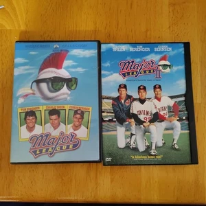 MAJOR LEAGUE 1 AND 2 DVD Movie Great Condition Great Movie Night No Scratches - Picture 1 of 3