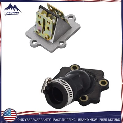 Conjunto de válvula de palheta coletor de admissão scooters Yamaha Jog 50 CY50 CG50 - Imagem 1 de 4