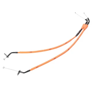 2pcs Motorcycle Throttle Tubing Accelerator Lines Fit Yamaha YZF R1 07 08 Orange - Picture 1 of 3