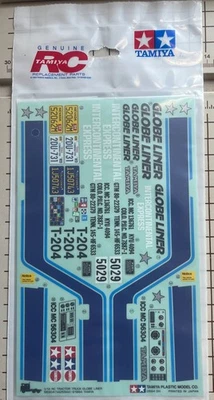 Tamiya RC Sticker Set for 1:14 RC Tractor Truck 56304 Globe Liner # 9495186 - Image 1 of 2