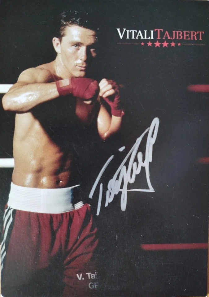 Vitali Tajbert --- Boxen ---  Original signierte AK / signed autograph - Bild 1 von 1