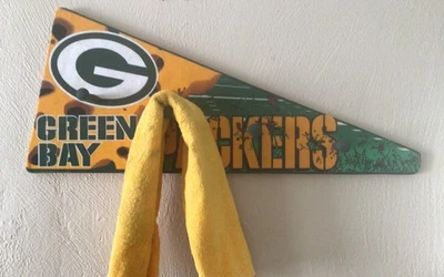 Green Bay Packers Banderín Ropa/Sombrero Percha OFICIAL NFL-¡Nuevo! Foto 1 de 2