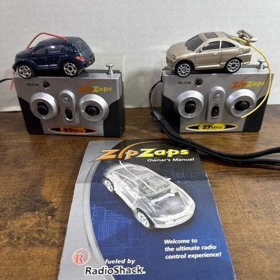 Zip Zaps Micro RC Chrysler PT Cruiser & Honda Civic 1:64 Scale Radio Shack Lot 2 - Image 1 of 4