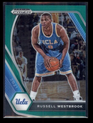 Selecciones del draft Panini Prizm 2021-22 - Russell Westbrook #54 Green Prizm Foto 1 de 2