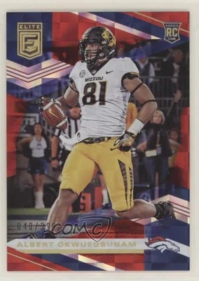 2020 Panini Donruss Elite Rookies Red /399 Albert Okwuegbunam #163 Rookie RC - Image 1 of 2