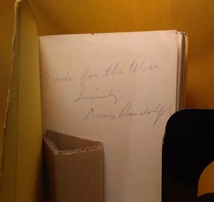 Boris Randolph, Signed, Quoteword Puzzles, 1954 PB First Edition, Crossword - Imagen 1 de 11