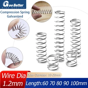 Compression Spring Wire Dia 1.2mm Galvanized Various Size Pressure Small Spring - Picture 1 of 12