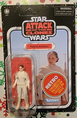 NUEVO Hasbro Star Wars: El Ataque de los Clones Colección Retro Padme Amidala 3.75" Foto 1 de 2