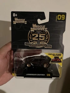 Muscle Machines 2025 25th Anniversary Lamborghini Countach #09 Grey/Black - Picture 1 of 4