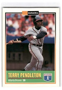 Terry Pendleton 1993 Duracell Power Players I béisbol #8 Atlanta Braves - Imagen 1 de 2